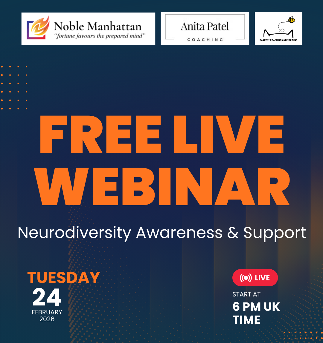 Free Live Webinar